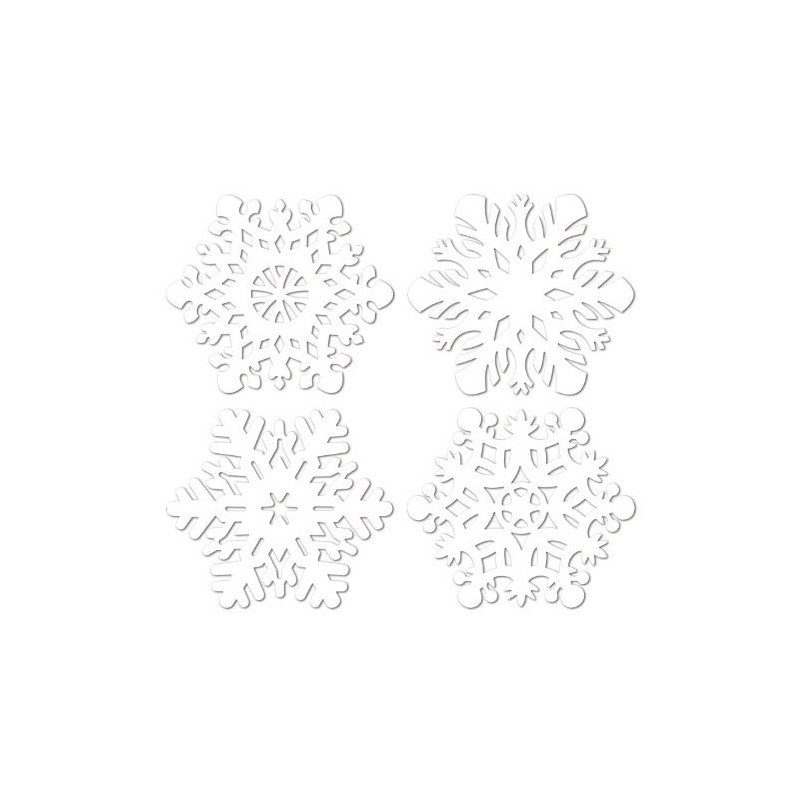 Snowflake Cutouts Pack of 24