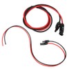 Conectores Par de Rojo, 2pcs Cables de PV de Panel