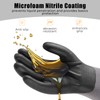 Cethona Safety Work Gloves MicroFoam Nitrile Coated - 6/12 Pairs,