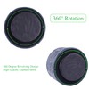Mtzmy Round Leather Art Supply Organizer,Remote Control Holder,360 Degree Spinning,Multi-Functional