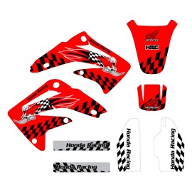 Unbranded CR85 2003-2012 woody graphic kit red 25 mils thick FREE SHIPPING!!!