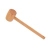 Wooden Mallet, Beech Rawhide Mallet 70mm Hammer Diameter Wood Chisel