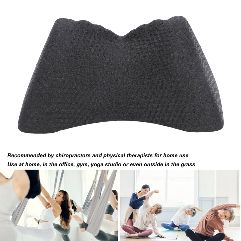 Neck Wedge Bed Sleeping Stretching Pillow Cervical Traction Discomfort Relieve
