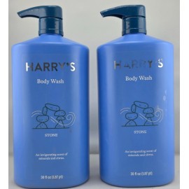 Harry's body wash stone 30 fl oz 1.87pt Brand new  ( Pack Of 2 )