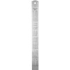 Truper RGL-30, Regla de acero inoxidable, 12"