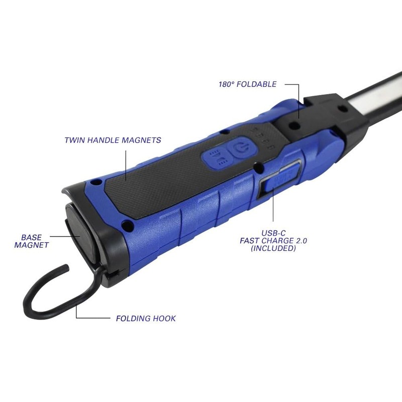 Astro Tools 52SL 500x2 Lumen Wirelessly Rechargeable Folding Double-Sided LED