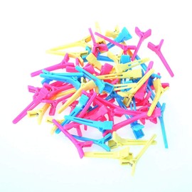 60pcs Perms Hair Clips, Hair Barrette, Hairdressing Clamps, With Good Tension to Ensure Firm Grip Professional Perms Tools Suitable For Hair Salons Homes And Other Places 3 Color