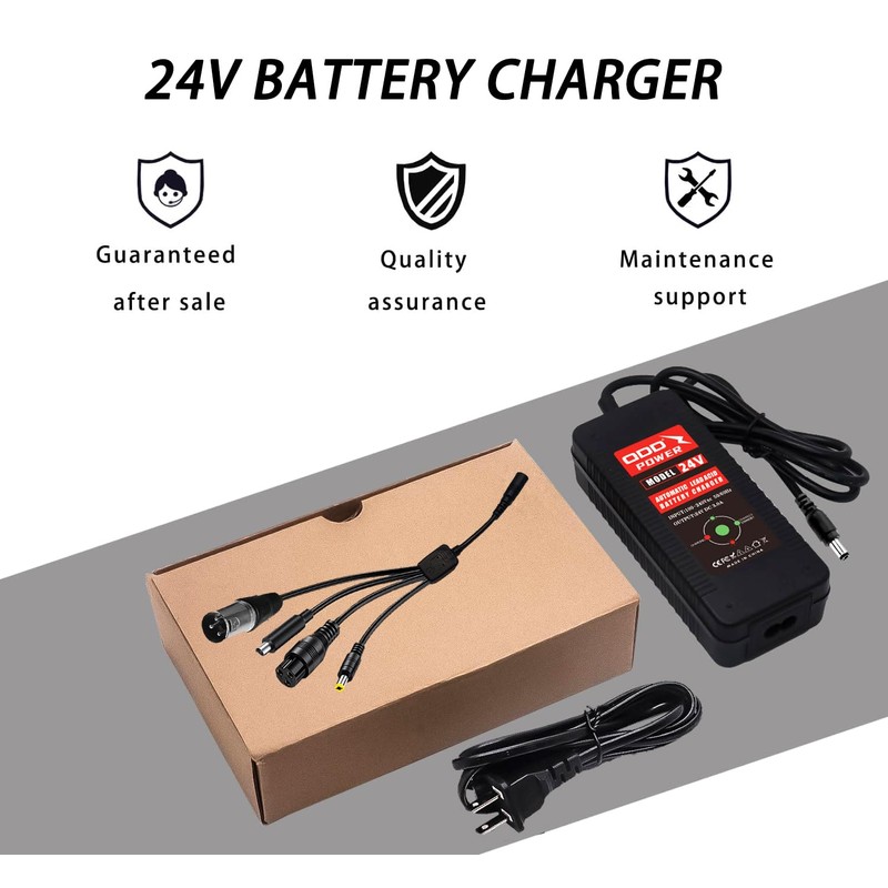 QDD 24V 3A Battery Charger for 24V 27.6V Lead Acid