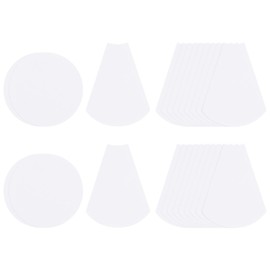 sourcing map 44pcs English Paper Piecing Large Flower Shapes Paper Quilting Templates Patchwork English Paper Piecing Supplies for Quilting Sewing DIY Craft