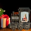 DRomance Music Snow Globe Train Lantern with Music and Timer,