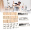 Cam Fittings Set with Dowel Pre Inserted Nut for Cabinet