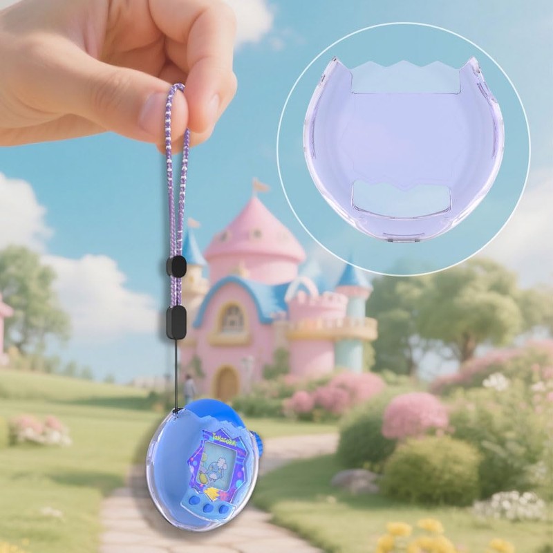 Tamagotchi Paradise Specially Designed Protective Case (Clear) - Real Machine