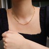3mm Gold Paperclip Chain Necklace for Women, 22 Inches Gold
