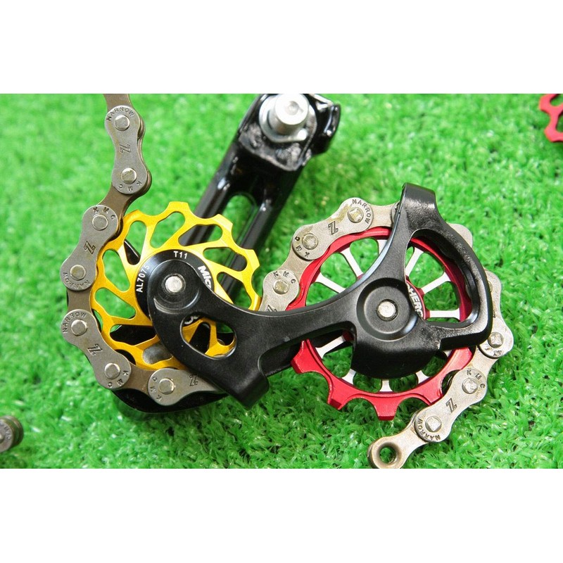 Microhero MicrOHERO Super Spinning Ceramic Bearing Aluminum Pulley 11T (Blue)