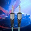 1/4 Inch Audio Instrument Cable 10ft Noise Reduction Dual Straight