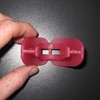BAY® CE double pink sports mouth guard with hygiene box