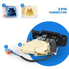 WMPHE Rear Tailgate Lock Latch Actuator Assembly Compatible with 2003-2008 Honda Pilot, 2001-2006 Acura MDX, Replacement for 74800S3VA01