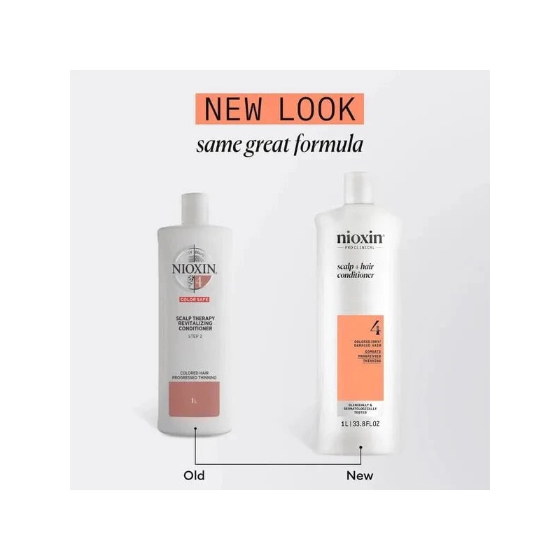 Nioxin Scalp + Hair Thickening System 4 Shampoo + Conditioner