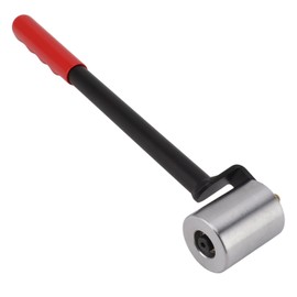 Jeanoko 1 Rodillo de Costura para Pintado con Largo Recto, Rodillo de Costura para Acolchar, Herramienta de Rodillo de Presión de Metal para Techos de PVC, Membrana de