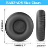 1 Paar Ersatz-Ohrpolster kompatibel mit Sony WH-CH510 kabellose Kopfhörer Ohrenschützer
