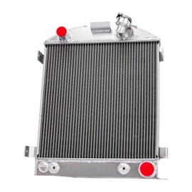 Resfriador 3 Row Core All Aluminum radiator Compatible With 1930-1932 Ford Model A Hi-Boy Chevy V8 Engine 1931