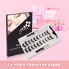Shoonlo Pestañas Postizas Magneticas Naturales 3D 10 Pares, Set de