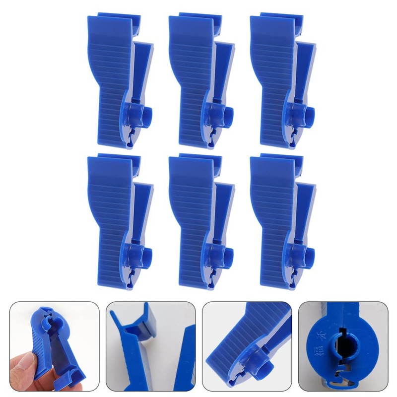 Healvian 6Pcs Catheter Stabilization Devices Dialysis Fixing Clamp Catheters Holder