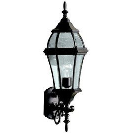 Kichler 9791BK, Townhouse Aluminum Outdoor Wall Sconce Lighting, 100 Watts, Black (Painted)