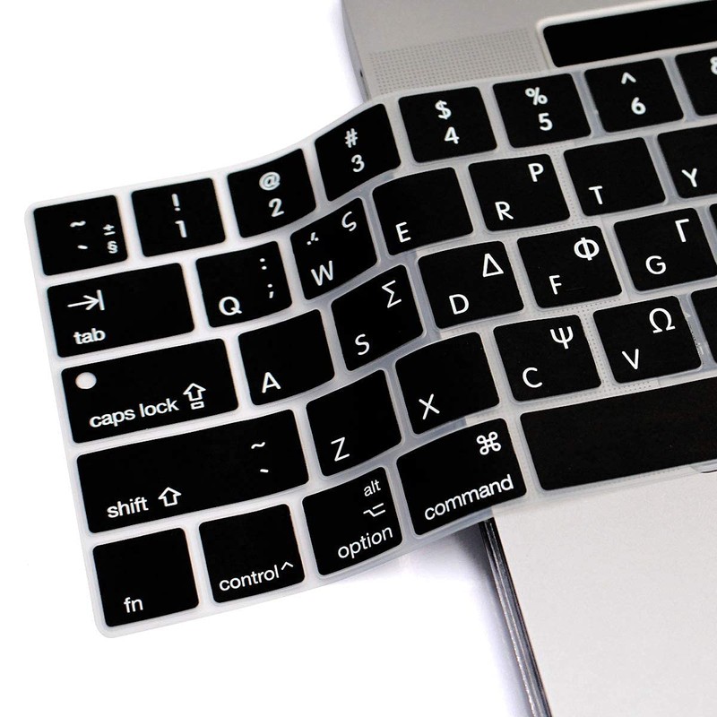 WYGCH Greek Language Keyboard Cover for MacBook Pro 13 15