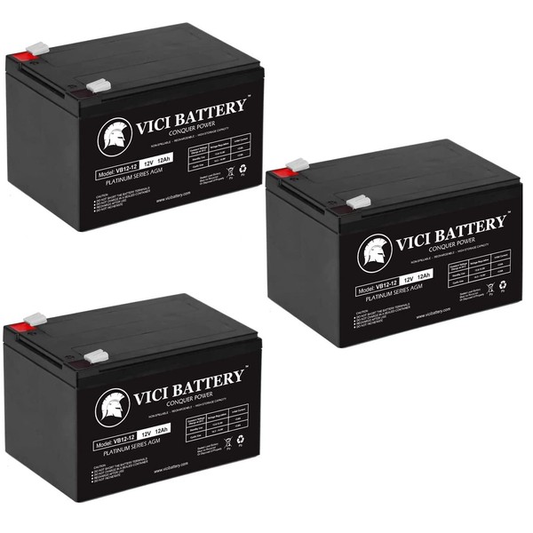 VICI Battery 12V 12AH Battery for E-Glide 42 Electric Skateboard