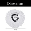 Pack of 6 Spin Mop Replacement Head, Magic Mop Head,