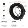 Professional 100 FT X 5/8 Inch Drain Cleaning Cable 7