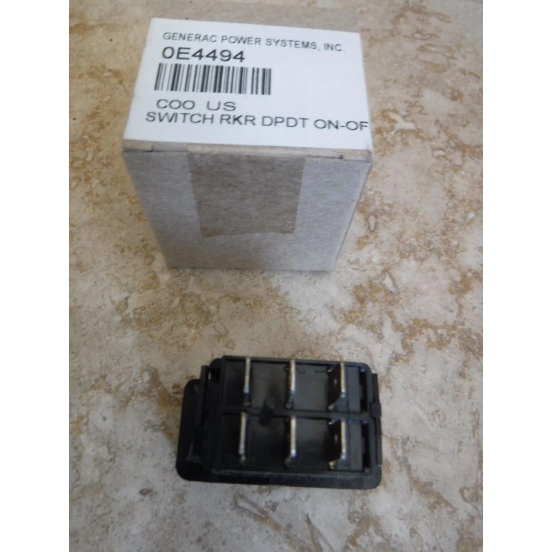 Generac Power Switch For Older Generators Rocker Switch DPDT ON-OFF-ON