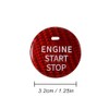 Auto Engine Start Stop Button,Power Ignition Switch Button Cover Sticker