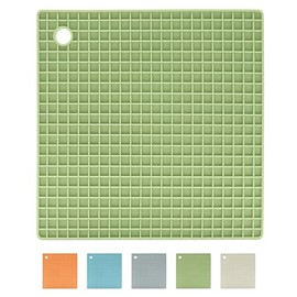 OGGI Silicone Pot Holders for Kitchen – Heat Resistant to 500°F, Non-Slip Textured Grip, Water Resistant, Durable 7"x7" Pot Holders for Hot Pans and Dishes, Dishwasher Safe Silicone Potholders