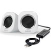 Elecom MS-P08USB2WH PC Speaker, USB Connection, Volume Adjustment, Mute Function,