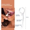 300 Pack Dental Floss Picks Individually Wrapped, Single Wrapped Floss,