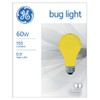 GE 97495 Bug Lite A19 Bulb, 60-Watt, 2-Pack