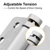 Haidms 3 Pack Self Closing Door Hinges 4 Inch Brushed