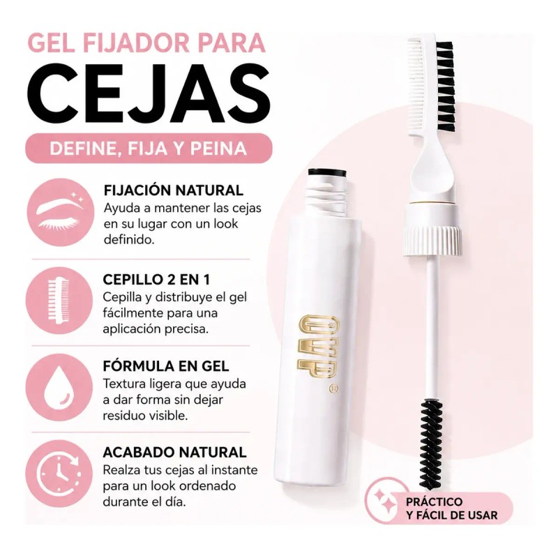 Gel Para Cejas Gel Planchar Cejas Con Pincel Transparente