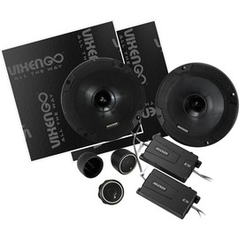 KICKER 6.75" CS Component Speaker System with Vixen Go Sound Deadener for Cars 80 mil, Butyl Rubber Deadening Material (2 Sheets, 1.3 sq ft Total)