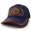 Trendy Apparel Shop Rodeo - Gorra de piel con parche