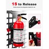 ZIDIYORUO MOLLE Panel Fire Extinguisher Mount Kit Fits 1"-2" Rigid