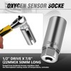 DNA MOTORING 5pcs Oxygen Sensor Socket & Thread Chaser Set