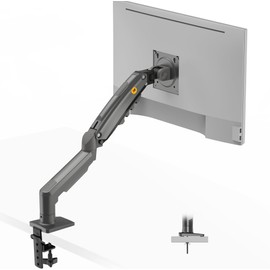 NB North Bayou Monitor Mount,Fits 17-30" or Bigger Computer Monitors(Within 19.8lbs), Adjustable Stand with Tilt Rotation Swivel Function, Desk Mount F80