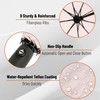 Mr. Pen- Windproof Travel Umbrella, Rosé Whisper, Automatic Umbrellas for