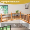 SCARIU 26 Pack Deck Balusters 36”Thicker Rectangle Staircase Baluster Black