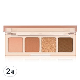 Code Glokolor Mood Touch Mini Eyeshadow Palette, 01 Cocoa Sand, 2 pieces / 코드글로컬러 무드터치 미니 아이팔레트, 01 코코아샌드, 2개