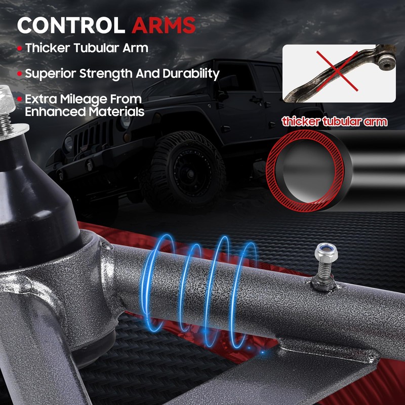 2-4" Lift Front Upper Control Arms for Chevy S10 Blazer/GM