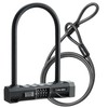 Via Velo Heavy Duty U-Lock with 4-Digit Resettable Combination &